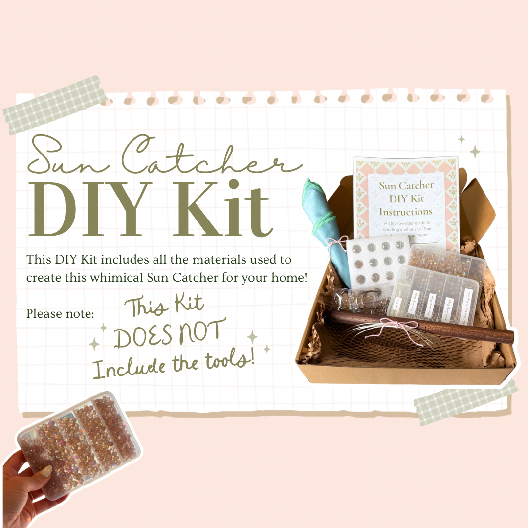 Sun Catcher DIY Kit - No Tools Included - Material Only 🌸🌷